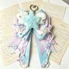 Cute Plush Heart Wings Bow Brooch Badge Handmade Pastel Ribbon Pin With Star Heart Charm Ita Bag Decor Light Sticks Accessories