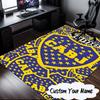 Custom Name CABJ Team Crest Rug for Living Room, Game Rooms, Office, Bedroom, Floor Mat Playful Design, fan gifts Christmas decor
