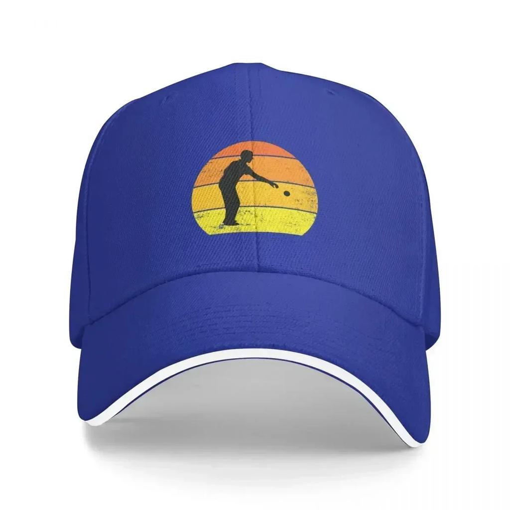 Retro Vintage Petanque Funny Petanque Petanque Boule Bocce Player Funny Saying Baseball Cap F black Golf Women Unisexs