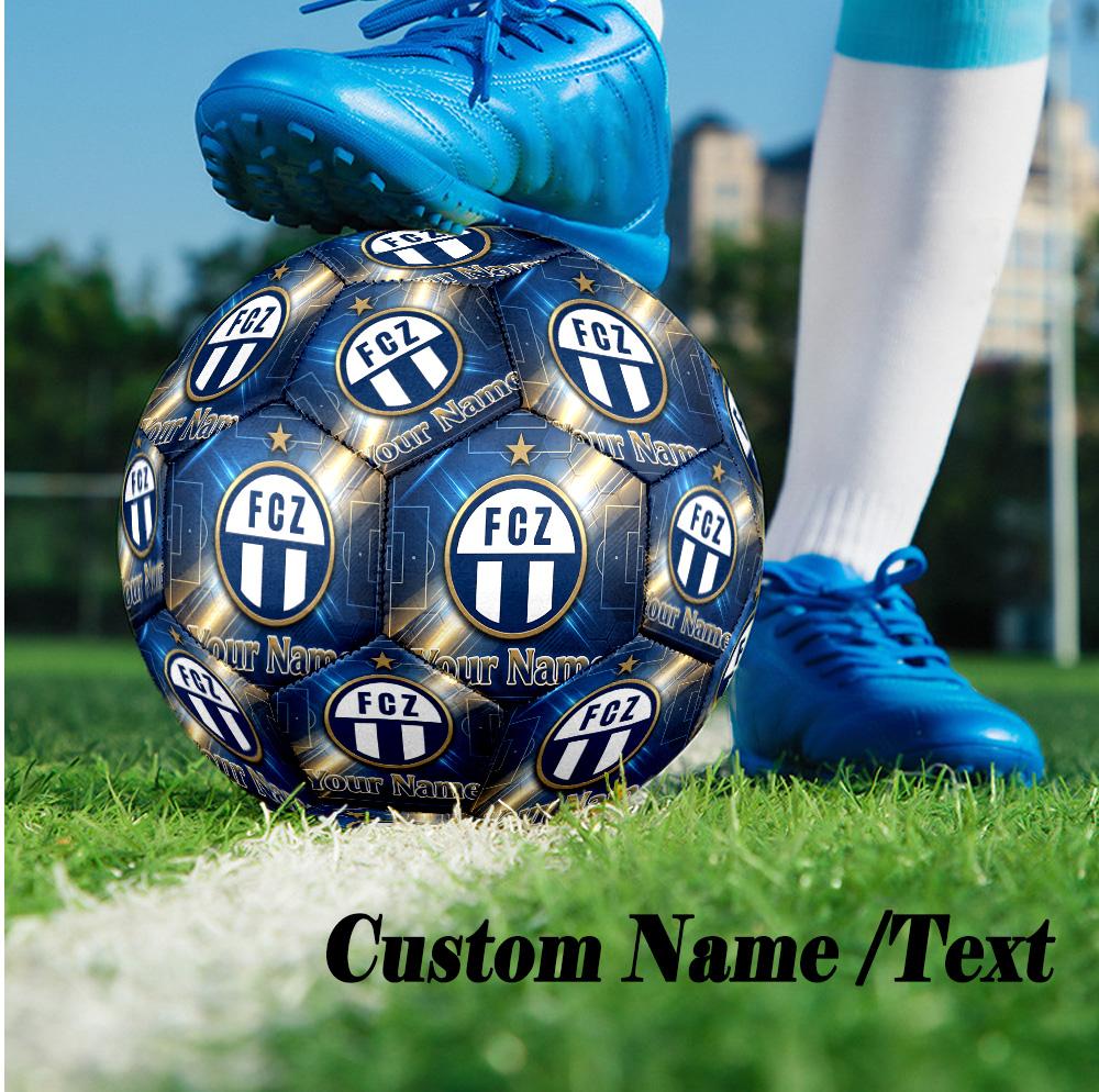 Size 5 Football Custom Name Text, Outdoor Training Soccer BallFC Zürich