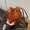 Retro Versatile Niche Design New Trendy Bucket Bag Women's Popular Drawstring Light Luxury Shopping High-end Crossbody Bag