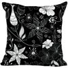 Black And White Pattern Throw Pillow Cover With Short Plush Print For Living Room Sofa Decoration Cushion Cover Pillow Covers