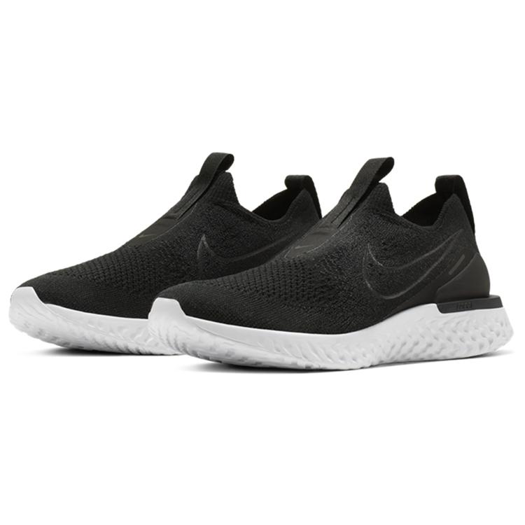 Nike Epic Phantom React Flyknit Black White Women's