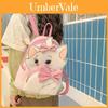 Cute Cartoon Bow Aristocats And Reading Stitch Design Student Backpack For Daily Use