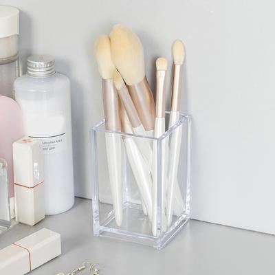 Make Up Organizer Πλαστικό πινέλο μακιγιάζ Pot Storage Acrylic for Cosmetics Θήκη γραφείου Δοχείο αποθήκευσης καλλυντικών