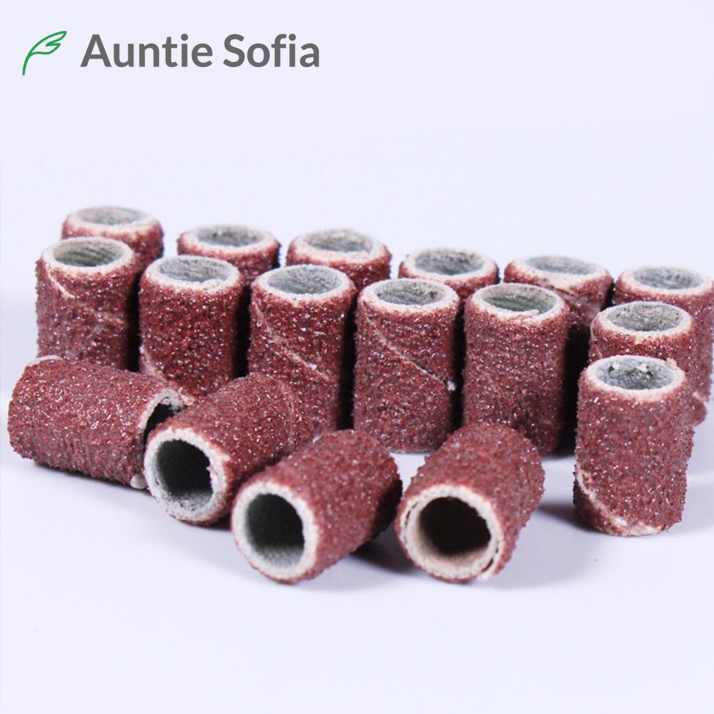 100 sztuk profesjonalne obrabiarki do paznokci Taśmy szlifierskie Wymienne elektryczne pilniki do paznokci Wiertła