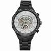 New Classic Luxury Brand Gold Skeleton Watch for Men Mechanical Watches Casual Stainless Steel Strap Vintage Wristwatches New