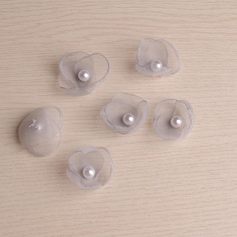 Корейский стиль 3D Ручная работа Цветок из цветной пряжи Аксессуар для волос и свадебного платья