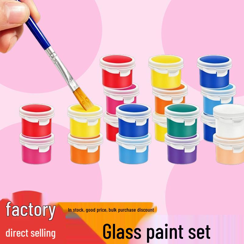 3ml Waterproof Glass Paint Pen for DIY 3D Hand Painting - No-Bake, Stereoscopic Outlining