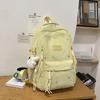 Schoolbag Junior high school student schoolbag girl Japanese and Korean ins wind star embroidery multi-compartment backpack versatile high-value 