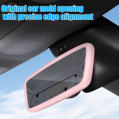 Mirror Edge Protector Anti-scratch Flip-Up Silicone Car Side Mirror Bezel Replacement Guard for Tesla Model Y/3 Car Accessories