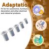 150/165Pcs Carbon Steel Rivet Nut Assortment Kit Assorted Sizes Threaded Insert Nuts  Home Workshop