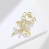 Cheongsam Accessories Romantic Badge Collar Pin Banquet Clothes Pin Fairy Rose Brooches  Unisex
