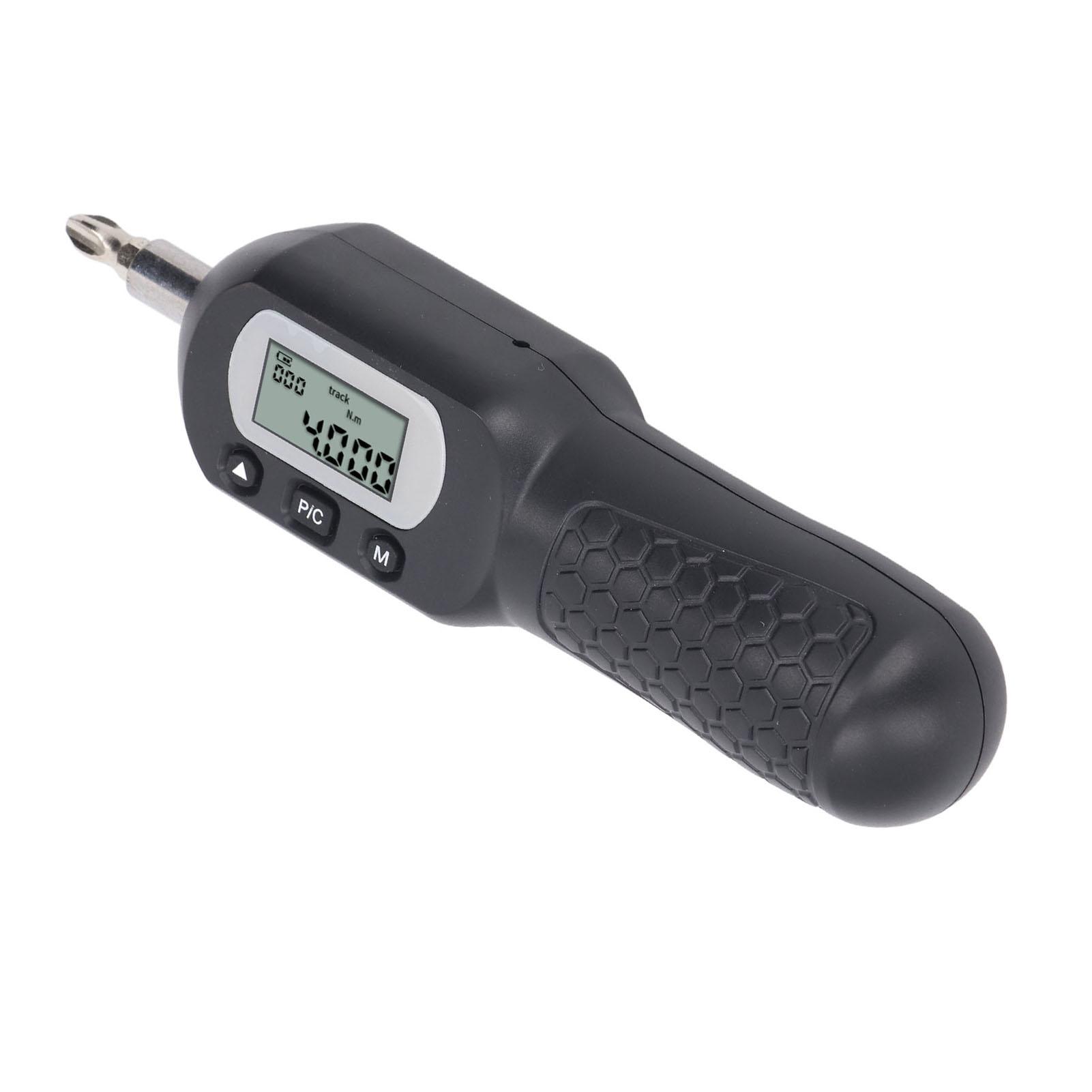 

Регулируемая торсионная отвертка 0,44 Нм Диапазон 14 дюймов Привод 4 единицы Подсвеченный ЖК-дисплей Цифровой торсион