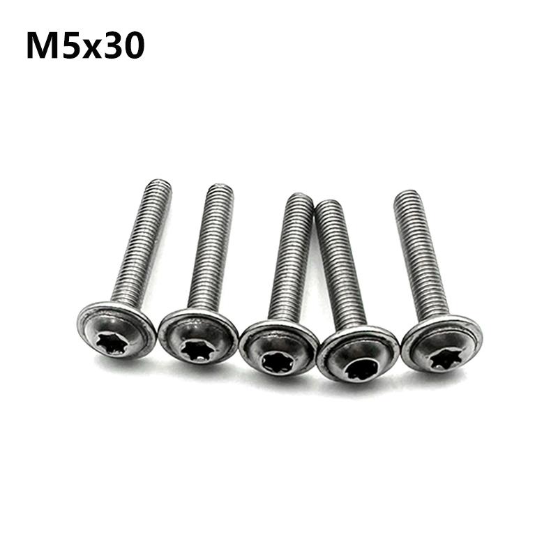 For BMW R1200GS R1200RT R1100GS S1000RR F650GS K1600GT F800GS R1100RS/RT R1150RT HP2 Motorcycle Shell Stainless Steel Screws