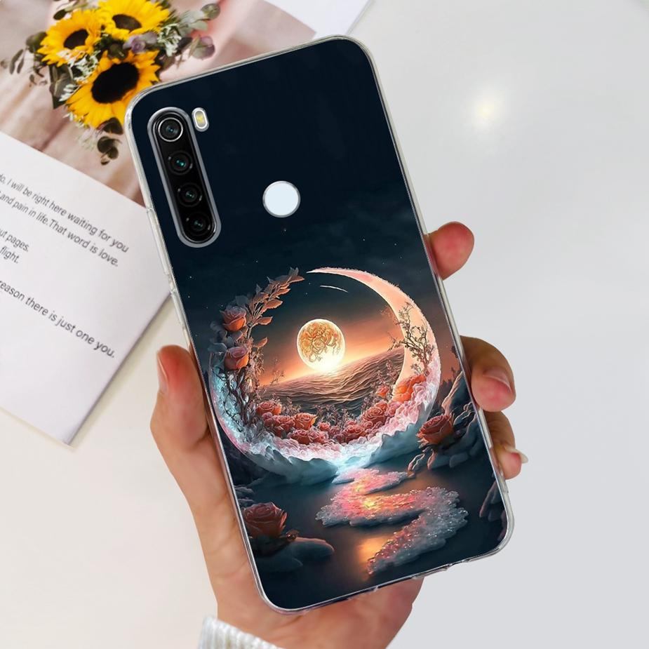 For Xiaomi Redmi Note 8 Case Note 8T Luxury Painted Cover Clear Silicone Phone Case For Redmi Note 8 Pro Note8 Note8T Soft Shell