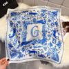 Silk scarf femininity small square scarf decoration 71 professional small square scarf silk scarf summer thin versatile scarf French headband