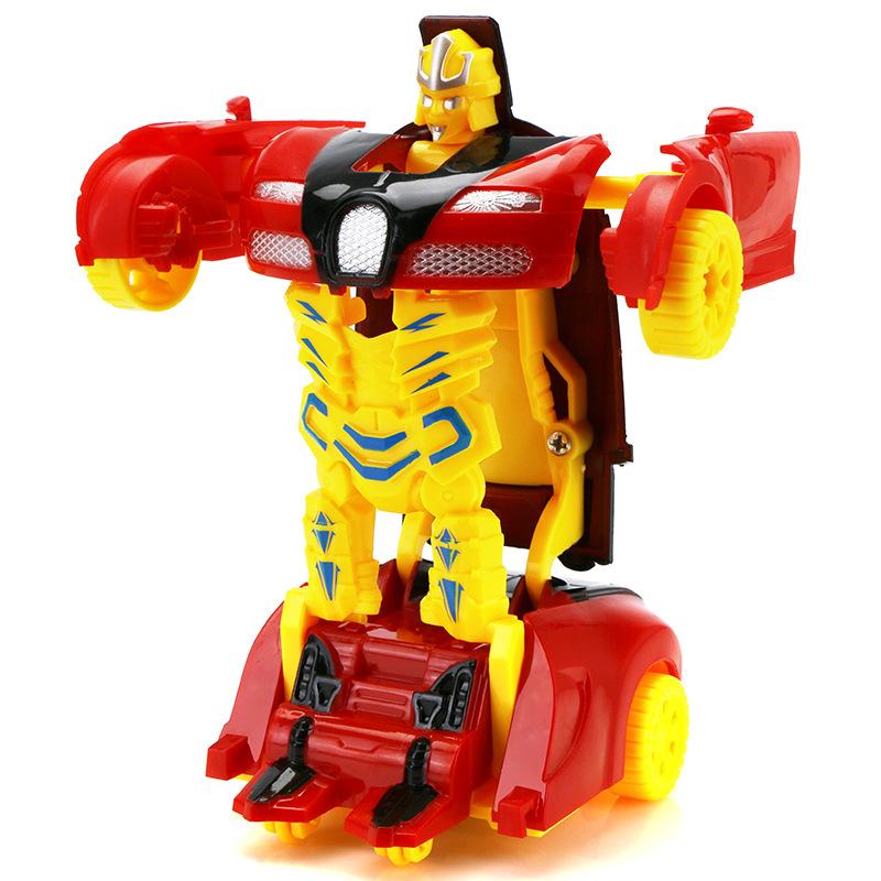 Children'S Educational Cartoon Mini Deformation Toy Car Deformation Autobot Boy Toy