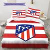 Atleti Bedding Quilt Set Quilt Cover Pillowcase Home Decoration Birthday Gift (1 * Duvet Cover + 2 * Pillowcase, Without Core)