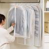 Transparent Fully Enclosed Clothes Hanging Cover Dust Proof Zipper Storage Bag Suit Blazer Coat Wedding Dress Clothing Cover