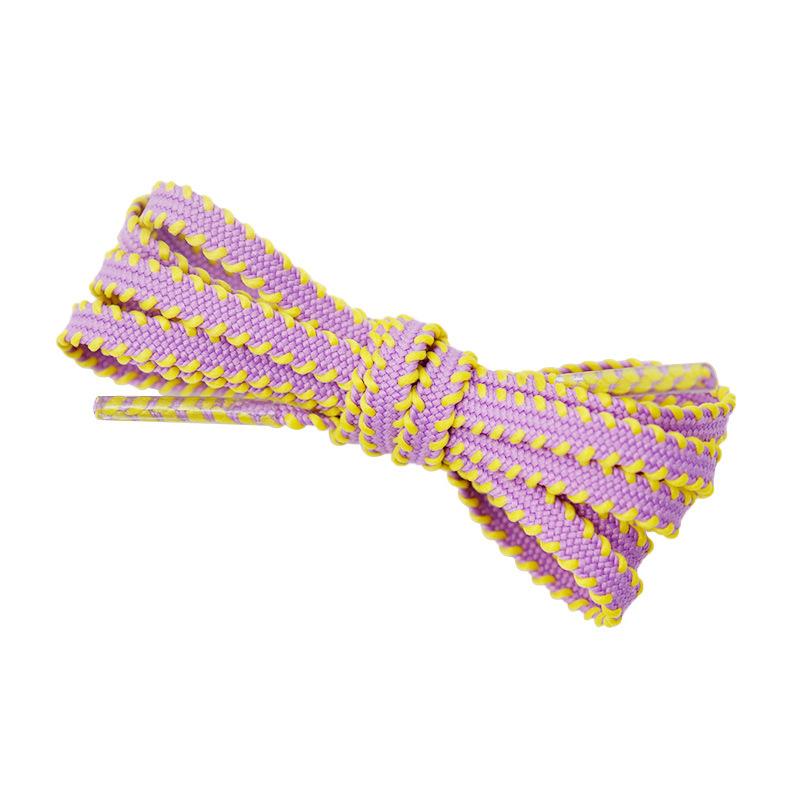 1Pair Double Color Flat Shoelaces 6mm Wide Sneakers Casual Shoe Laces Tennis Rope Shoelace Shoes Accessories 100/120/140/160CM