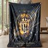 Juventus FC Theme Blanket Soft Flannel Blanket Plush Throw Blanket Cozy Sofa Bed Blanket for Home Decor