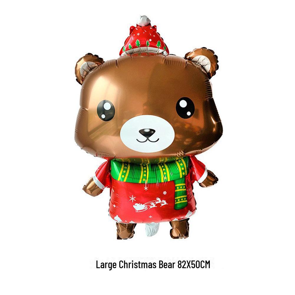 Christmas Tree Snowflake Aluminum Film Balloons for Party Decoration