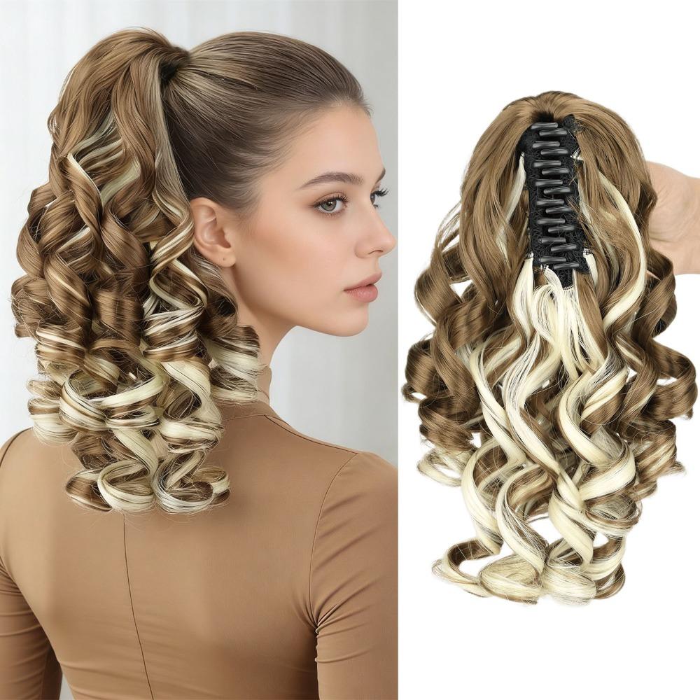 Claw Clip Hair Ponytail Extension Natural Claw Clip Ponytail Extension  Thin Hair Volume