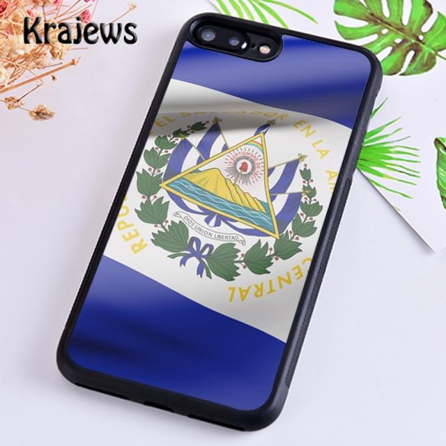 Krajews El Salvador National Flag Soft Phone Case Cover For iPhone 17 Air 16 15 14 Plus 11 12 13 Pro Max Coque Fundas