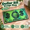 Indoor Non Slip Cartoon Dollar Pattern Rug Money Print Floor Mat for Bedroom Living Room Dorm