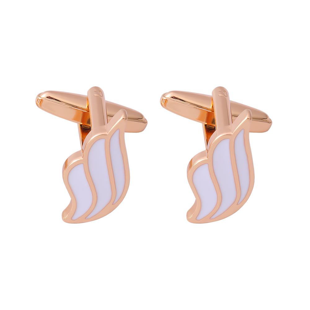 Funny Angle Wings Shaped Enamel Cufflinks Golden Mens Sleeve Button Shirt Suit Tuxedo Blouse Jewelry