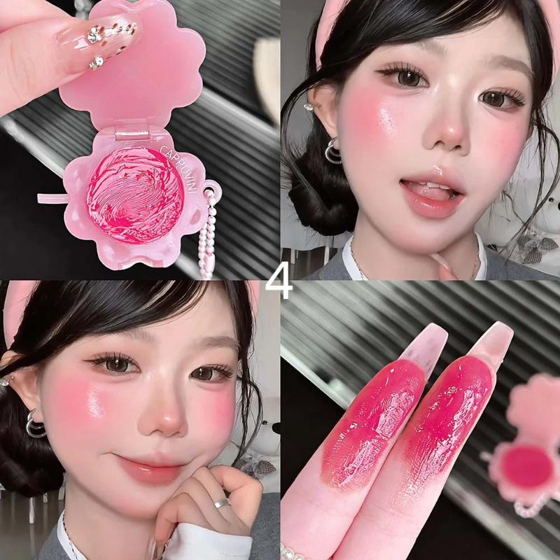 

Cappuvini Многофункциональный Сочный Кремовый Румяна-тинт Двойного Назначения для Губ и Щечек Стойкий Однотонный Румяна Для Всех Типов Кожи 4