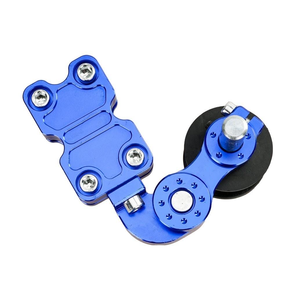Aluminum Alloy Motorcycle Chain Adjuster High Performance Motorbike Roller Tightener  Universal