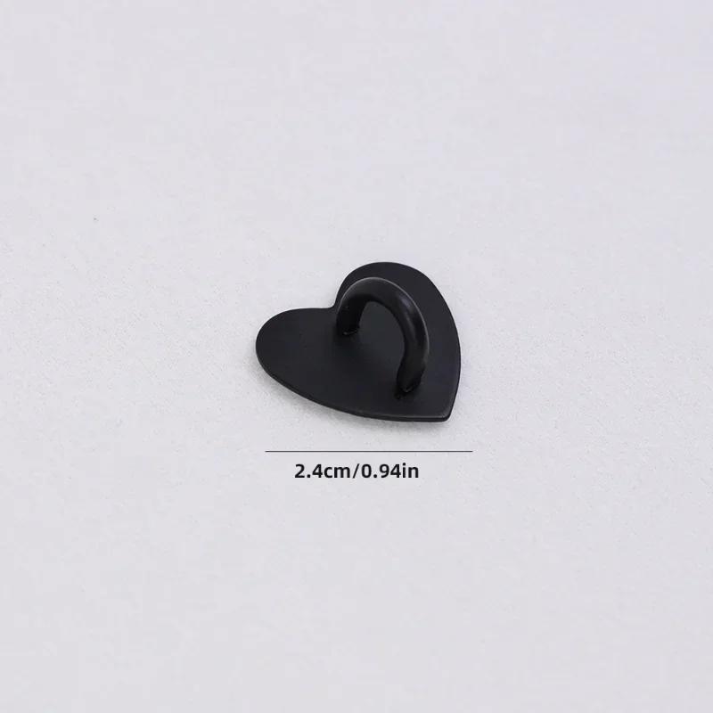 Cellphone Finger Ring Holder Adhesive Metal Phone Heart Shaped Stand Hooks Charms Clasp for DIY IPhone Case IPad Tablet Supplies