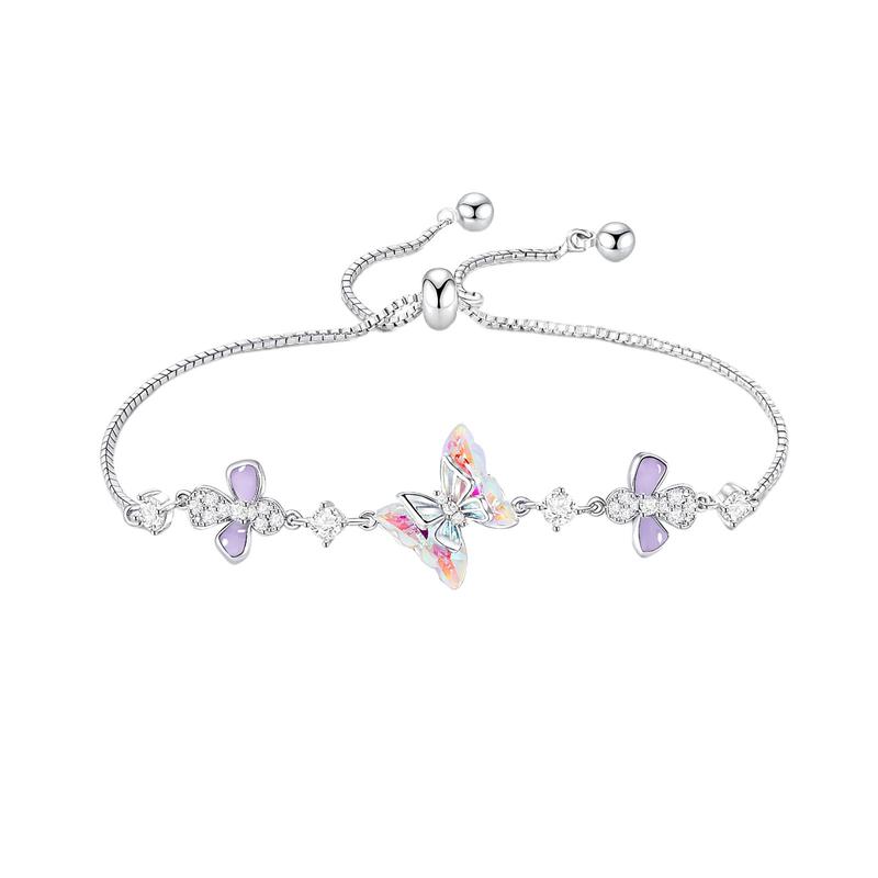 Barbie Bracelet [Ziqi Donglai Good Luck Limited Edition]  Crystal Butterfly Light Luxury Exquisite Wrist Couple Confession Ba2512027 белый
