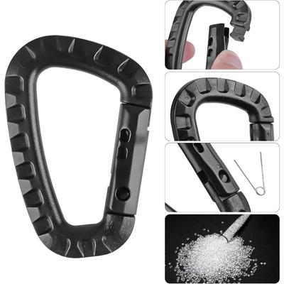 1-5 Pieces of Key Chain Outdoor Backpack Hiking Hook, Camping Hiking Bag Buckle, Outdoor Hiking Backpack Buckle, Key D Buckle
