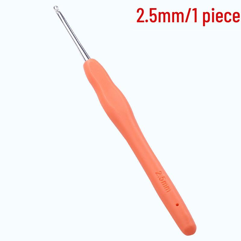 Soft Grip Crochet Hook Set: Handmade Yarn Dolls, Stainless Steel Needles & Knitting Materials