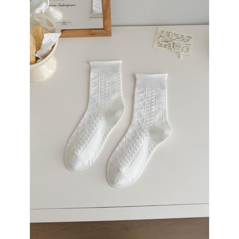 

Женские весенне-осенние милые кружевные носки-гольфы из хлопка 1 pair