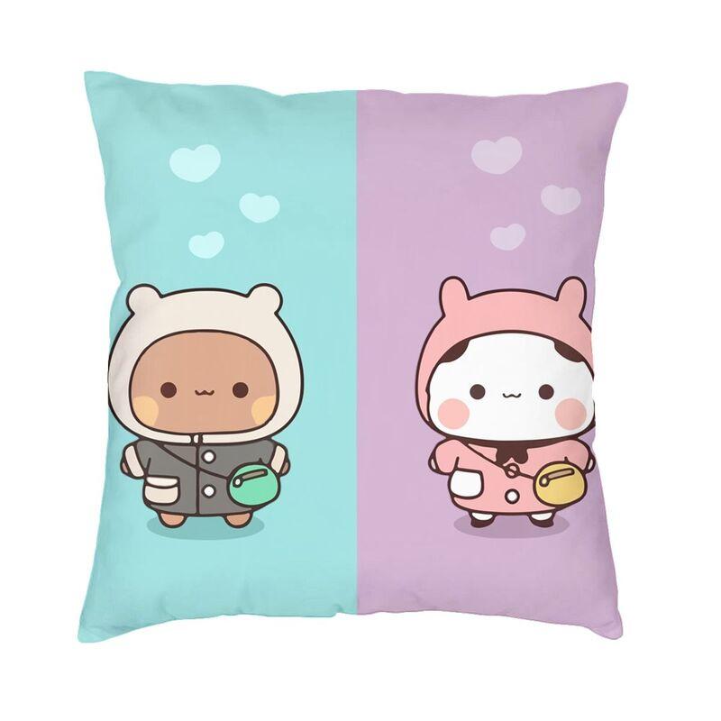 

Bubu Dudu Bear And Panda Cushion Cover 45x45cm Home Decor 3D Print Throw Pillow Case for Car Two Side 30x30cm 12x12in
