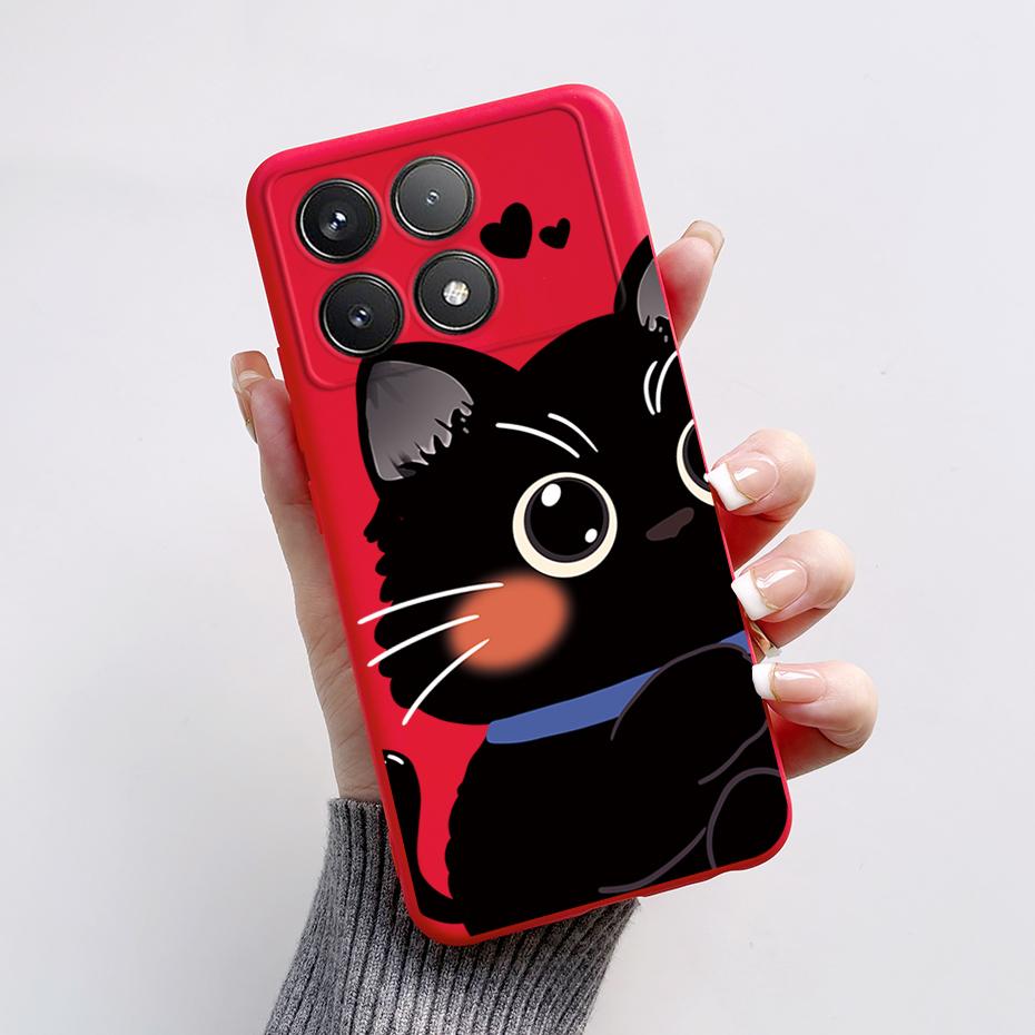 For Poco F6 Pro Case For Xiaomi Poco F6 Pro PocoF6 Cover Fundas Coque Astronaut Silicone Soft TPU Phone Case Bumper Poco F6 Pro