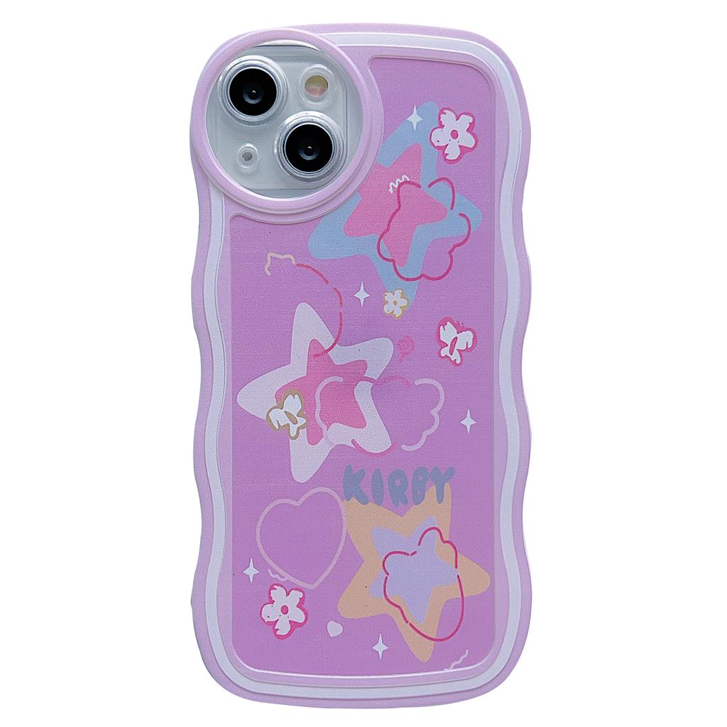 For iPhone 13 Case Wave Shape Edge Anti-Scratch Phone Protector