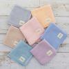 Imabari Factory Towel Handkerchief 7days 7-piece set approximately 2525cm (per piece) Made Japan GrayBeigeOrangePinkPurpleGreenNavy