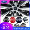 Adesivo de Carro Ford 56MM Decalques para Carro Adesivos Centrais de Calotas para Ford Kuga Fusion Shelby ST RS Mondeo Focus 2 3 Fiesta Explor