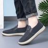 Lightweight Men's Sneakers Comfortable Men's Casual Shoes Breathable Mesh Comfortable Flat Shoes Round Toe Non-Slip Loafer Shoes