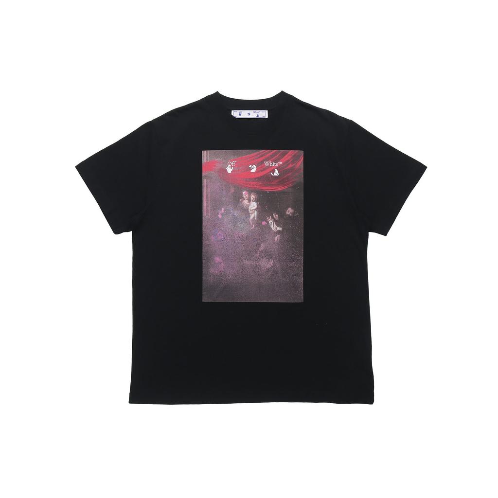 OFF WHITE Sprayed Caravaggio S/S Over Tee OMAA038S21JER0051001