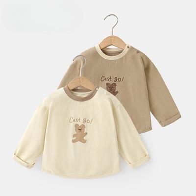 Nowa Dziecięca Casualowa Uniwersalna Koszulka z Długim Rękawem na Wiosnę i Jesień