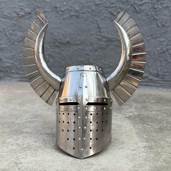 

Тевтонский рыцарский шлем Средневековый ролевой LARP-шлем Стальной шлем