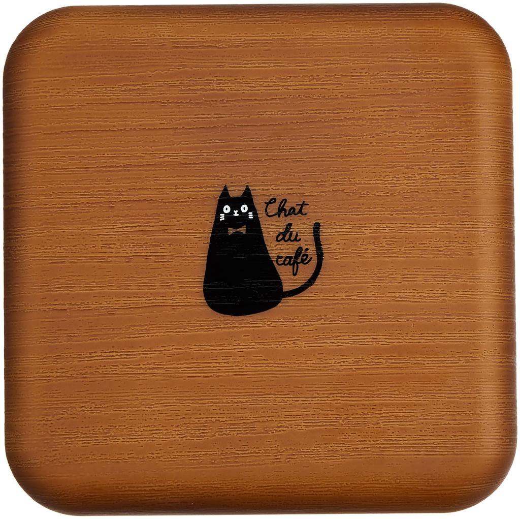 chat du Square Nest Lunch Wood Grain x Blue Two Tier Type Lower Upper 4627174 café Tier/240, Tier/360ml