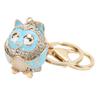 Owl Car Keychain Cute Cartoon Shaped Bright Color High Gloss Fashion Bag Keychain for Wallets Handbags School Bags Gifts