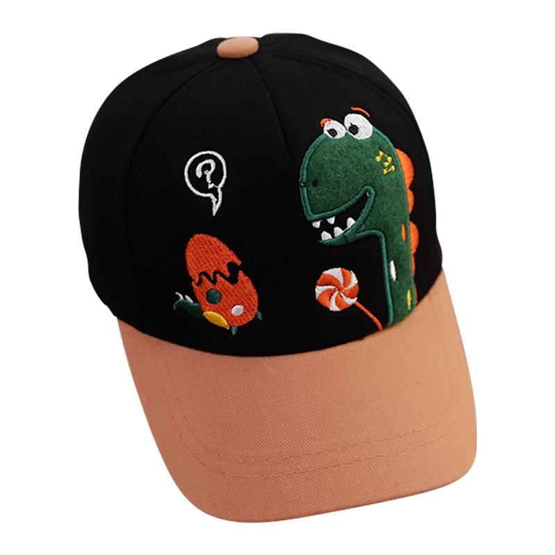 Baby Cute Travel Leisure Dinosaur Matching Color Cap